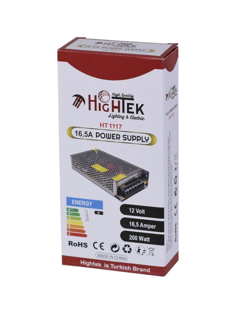 HIGHTEK HT-1117 12V 16,5A GÜVENLİK ADAPTÖR